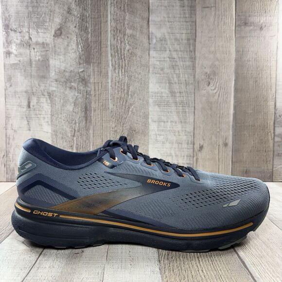Brooks Ghost 15 Men's Size 11 Road Running Shoes Athletic Sneakers Low Top Blue - Picture 7 of 15